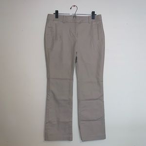 Ann Taylor Petite Khaki Ankle Pants 8R